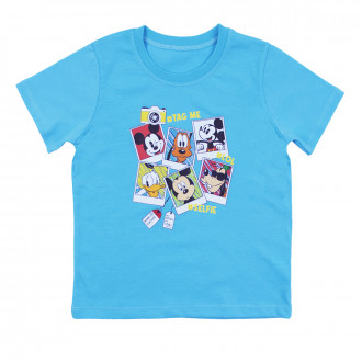 Детска тениска за момчета "Tag me" в синьо 1
