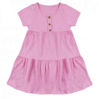 Лятна трикотажна рокля ''Жаклин'' в розово