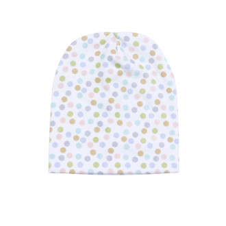 Трикотажна шапка ''Color'' в екрю