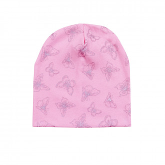 Трикотажна шапка ''Butterfly'' в розово