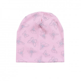 Трикотажна шапка ''Butterfly'' в светлорозово