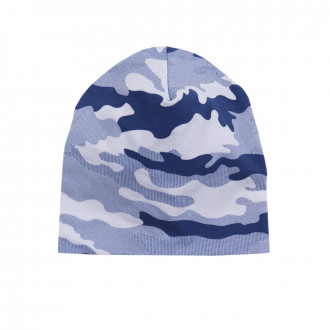 Детска трикотажна шапка "Blue military"