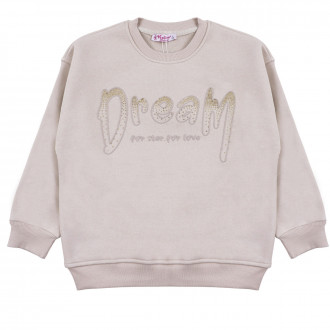 Детска ватирана блуза с камъчета "Dream"
