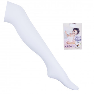 Детски чорапогащник 40 den в бяло