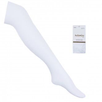 Детски чорапогащник 40 den в бял цвят