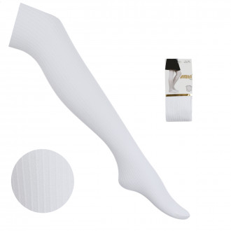 Детски чорапогащник с релеф в екрю