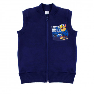 Детски елек ''Lets roll" в тъмносиньо