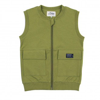 Детски елек "Urban wear" в зелено 1