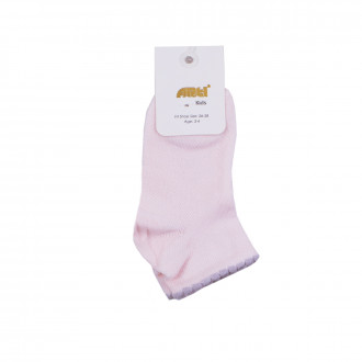 Детски къси чорапи "Pur" в розово