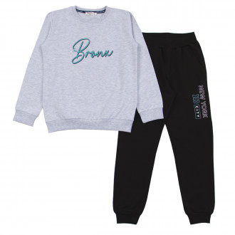 Детски комплект "Bronx" в сиво и черно