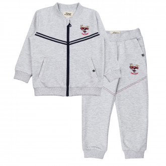 Детски комплект "Fun ride" в сив меланж