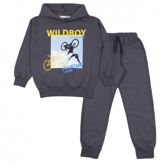 Детски комплект "Wild boy" в цвят графит 1
