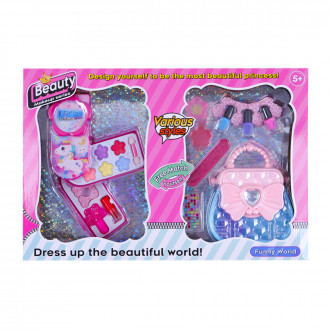 Детски комплект за гримиране с чантичка 43 х 29 см