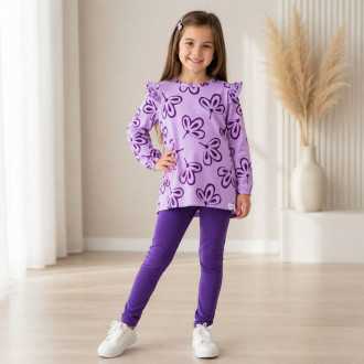 Детски комплект за момичета "Purple blossom"