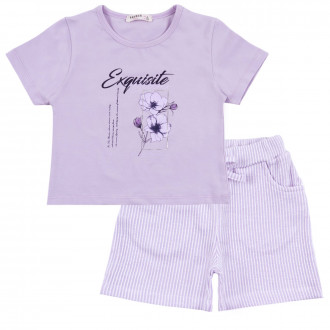 Детски летен комплект "Exquisite" в лилаво