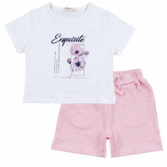Детски летен комплект "Exquisite" в розово