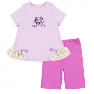 Летен комплект ''See the good'' в лилаво