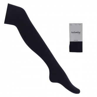 Памучен детски чорапогащник в черно