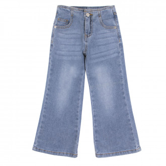 Детски памучни дънки за момиче