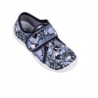 Анатомични дишащи текстилни обувки за момчета в светлосиньо