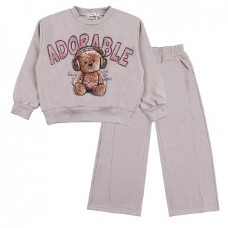 Леко ватиран комплект "Adorable" в капучино