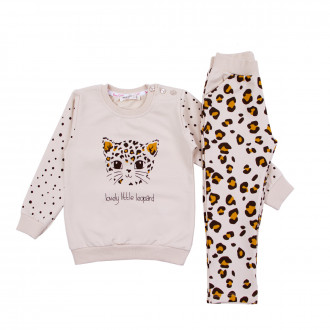 Детски плътен комплект "Yellow leopard" 1