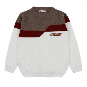 Детски пуловер за момчета "Tree colors"