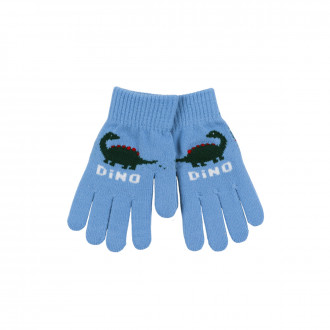 Детски ръкавици "Dino" в синьо