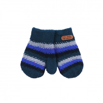 Детски ръкавици "Happy" в петролено зелено