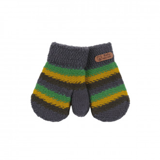 Детски ръкавици "Happy" в сиво