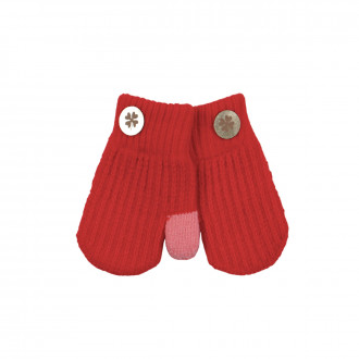 Детски ръкавици в наситено оранжево