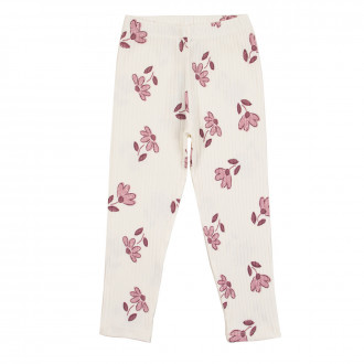 Детски рипсов клин с цветчета в екрю