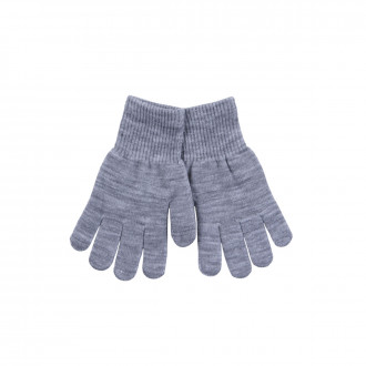 Детски ръкавици ''Colorful winter'' в сив меланж