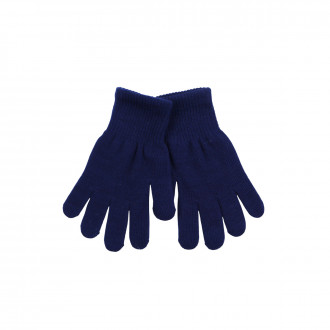 Детски ръкавици ''Colorful winter'' в тъмносиньо
