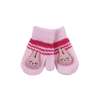 Детски ръкавици ''Bunny'' в розово