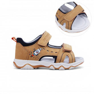 Детски анатомични сандали ''Cosmos'' в охра