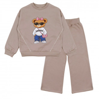 Леко ватиран комплект "Oversize" в бежово