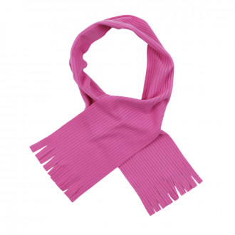 Детски шал от полар в розов 120 х 15 см