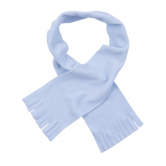Детски шал от полар в синьо 120 х 15 см