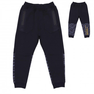 Детско долнище "Team goals" в черно