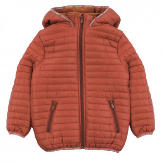 Преходно капитонирано яке в кафяво