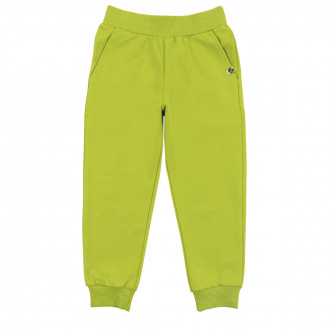 Детско спортно долнище в цвят лайм