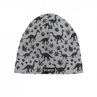 Двупластова детска шапка "Dino" в сиво