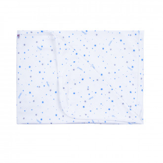Двупластова памучна пелена "Blue stars" 80/90 см 1