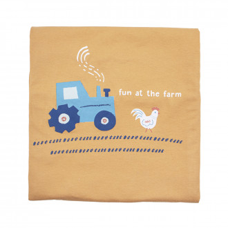 Бебешка двупластова пелена "Fun Farm"