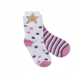 Къси детски чорапи 2 броя от бамбук и памук 