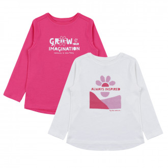 Двойка памучни блузи за момичета ''Nature''