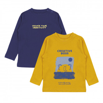 Двойка памучни блузи за момчета ''Unlock''