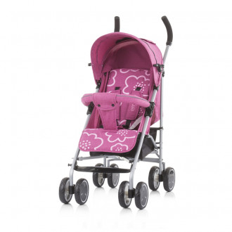 Детска лятна количка "Емоджи" розова лен 2019 1