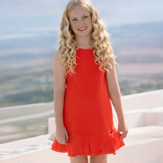 Елегантна детска рокля  с пандела ''Изабел''